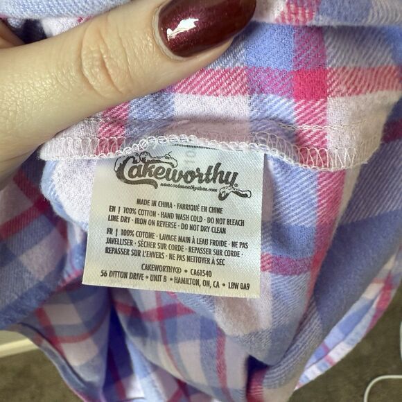 Cakeworthy Disney Cinderella Fairy Godmother Flannel Shirt 2X - Picture 12 of 12